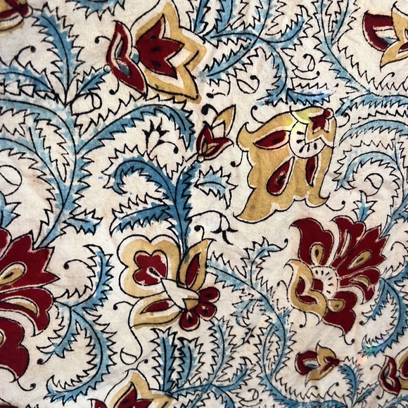 Cotton botanical dyed tunic top dress from India with pockets Large - Picture 8 of 10